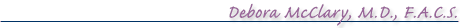 Deborah McClary, M.D.